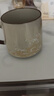 汝窯茶杯大容量辦公杯中式茶水分離杯變色馬克杯帶蓋過濾喝茶水杯 陶瓷汝窯海浪辦公杯 曬單實拍圖