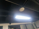 燈靈 辦公室吊燈led平板長條燈寫字樓超市直播間燈具燈飾 白框直角 120*20cm 48W 白光 曬單實拍圖