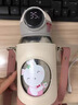 塔馳密司 TOUCH MISS智能純鈦兒童保溫杯帶吸管水壺出行男孩女孩小朋友水杯 粉色兔子400ml 曬單實(shí)拍圖