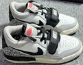 耐克（NIKE）女鞋實(shí)戰籃球鞋運動(dòng)鞋低幫休閑鞋Air Jordan Legacy 312 尺碼偏小 CD9054-101灰白爆裂紋拍大半碼 38.5 曬單實(shí)拍圖