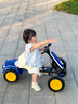 AULDEY兒童電動(dòng)四輪卡丁車1-8歲平衡車四輪小孩禮物可坐帶遙控免安裝 櫻花粉單驅(qū)小電瓶藍(lán)牙音樂遙控 曬單實(shí)拍圖