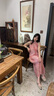 Ebonka羊皮法式方頭單鞋女夏季絕美芭蕾鞋復(fù)古一字扣粗跟旗袍瑪麗珍鞋 香檳色[跟高3cm] 38 曬單實(shí)拍圖