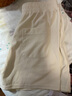 唐獅（TonLion）2024女寬松休閑短褲 米白 L  曬單實(shí)拍圖
