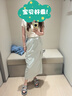 蕉內(nèi)涼皮501Cool Pro女士中長(zhǎng)款工裝半身裙戶外防曬機(jī)能速干裙子新款 霧茶白 M 曬單實(shí)拍圖