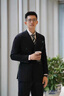 皮爾卡丹（pierre cardin）雙排扣西裝男套裝商務(wù)職業(yè)正裝新郎結(jié)婚禮服男士高檔休閑西服套裝 XZ338灰色雙扣【西服+西褲】 2XL (140-155斤) 曬單實拍圖