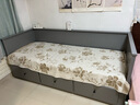 宜家（IKEA）HEMNES漢尼斯沙發(fā)床折疊床坐臥兩用客廳沙發(fā) 灰色床框架帶3屜+椰殼纖維床墊X2 800mm*2000mm 曬單實(shí)拍圖