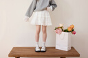 moonkids女童蛋糕裙2025夏季純棉裙子女孩芭蕾公主短裙兒童半身裙夏裝新款 4473白色蛋糕裙 120 cm 曬單實(shí)拍圖