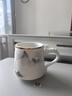 PAKCHOICE茶杯茶水分離陶瓷杯帶蓋辦公室杯羊脂玉水杯送長輩父親禮物泡茶杯 曬單實拍圖