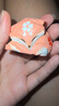 手工木雕擺件小狐貍八重神子可愛(ài)動(dòng)物貓咪柴犬狗木頭刻桌面裝飾品 粉色小狐貍擺件 曬單實(shí)拍圖