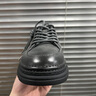 七匹狼休閑皮鞋男鞋秋冬新款潮流百搭休閑鞋耐磨防滑厚底增高皮鞋子男 黑色 【標準皮鞋碼】 41 曬單實(shí)拍圖