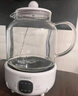 創(chuàng  )維（Skyworth）【政府補貼】0膠水全玻璃養生壺1L帶濾網(wǎng) 辦公室多功能煮茶壺燒水壺調奶器恒溫電熱水壺花茶壺S236 曬單實(shí)拍圖