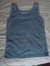純色多巴胺吊帶背心女夏季內搭外穿打底衫無(wú)袖背心上衣潮流百搭 炫本色背心藍色 XL 曬單實(shí)拍圖