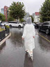 OIMG雨衣雨褲套裝戶外騎行成人男女雨衣EVA防水暴雨分體雨衣登山旅行 透明白【雨衣+雨褲】 曬單實拍圖