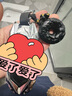 高檔汽車鑰匙扣男女士腰掛十二生肖平安扣鑰匙圈掛件創(chuàng)意生日禮物 天然黑曜石【生肖馬】 曬單實拍圖