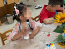 萌乎桃桃露漢服女童2025新款夏季中國風連衣裙公主裙粉色襦裙 粉色110 曬單實拍圖