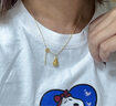 佐卡伊黃金項鏈女足金999福祿葫蘆吊墜金項鏈生日禮物送女友 約0.5克 曬單實拍圖