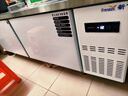 新飛 （Frestec）冷藏工作臺冰柜商用不銹鋼操作臺冷藏冷凍冰柜雙溫保鮮柜水吧臺冰箱廚房平冷工作臺冷凍冰柜 2.0*0.8*0.8M冷凍【-18°/數顯】 曬單實(shí)拍圖