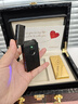 仕保羅（SiBoLo）新年情人節黃銅真指紋朗聲打火機品牌高檔奢侈男士生日禮物送男友開(kāi)蓋定制-黑拉絲+朗聲指紋款 1個(gè) 曬單實(shí)拍圖