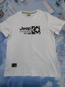 吉普（JEEP）美國正品純棉短袖t恤衫夏季男士寬松涼感休閑圓領(lǐng)透氣半袖上衣服 白色 常規 【官方正品】 XL 推薦140-160斤 曬單實(shí)拍圖