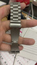斯泰克適用于華為Watch5/4/3/GT4/5/3/2/pro手表金屬珠鋼不銹鋼表帶46mm表盤不銹鋼智能手表腕帶 曬單實(shí)拍圖