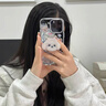 瑪爾扎 貼鉆狗狗支架鏡面適用iphone16手機殼新款蘋(píng)果15promax全包防摔14pro趣味卡通13可愛(ài)12硅膠女款 鏡面+貼鉆+支架 iPhone 16 曬單實(shí)拍圖
