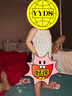 歡喜小熊6個(gè)月-3歲女寶寶吊帶背心夏季內(nèi)搭打底上衣嬰兒衣服 曬單實(shí)拍圖