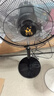 雙馬雙馬柳州雙馬純銅線大電機落地扇超強風力靜音商用家用工廠通用 雙馬牌18寸加厚鋁葉扇 曬單實拍圖