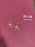 周大福蝴蝶結(jié)黃金耳飾耳釘女足金首飾(工費(fèi):320計(jì)價(jià))EOF1389 足金 約2.70g 曬單實(shí)拍圖