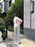 慕薇冰絲闊腿褲女防曬褲子春夏季薄款涼涼褲寬松直筒外穿褲速干褲長褲 曬單實(shí)拍圖