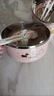 菲藝雅兒童餐具寶寶注水保溫碗吸盤碗碗勺叉筷套裝嬰兒輔食碗防燙防摔 粉色注水碗+水杯+叉勺+筷+盒 曬單實拍圖