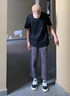 馬克華菲純棉八分休閑褲男士2025夏季薄款潮牌寬松直筒透氣運(yùn)動(dòng)工裝褲子男 灰色 L 【建議120-140斤】 曬單實(shí)拍圖