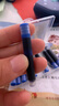 愛好（AIHAO）名偵探柯南鋼筆墨囊藍黑色3.4MM通用墨囊 晶藍色10支 曬單實拍圖