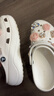 卡駱馳（crocs）貝雅云彩Clog洞洞鞋女鞋厚底涼拖戶外拖鞋沙灘涼鞋 W8 曬單實(shí)拍圖