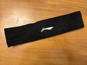 李寧（LI-NING）運(yùn)動發(fā)帶男頭帶吸汗止汗帶導(dǎo)汗帶女防汗束發(fā)帶籃球跑步健身頭戴 爆款黑色【透氣面料，硅膠防滑】 曬單實拍圖