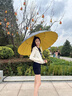 愛(ài)上雨自動(dòng)長(cháng)柄抗風(fēng)防暴雨傘晴雨兩用結實(shí)耐用加厚加固超大號男款雙人傘 最新【黑膠+防水套】24骨活力黃 曬單實(shí)拍圖