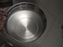 三四鋼（SSGP）316不銹鋼盤子圓盤菜盤分餐盤家用水果盤食品級(jí)骨碟24cm兩個(gè)裝 曬單實(shí)拍圖