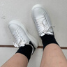 H8小白鞋2025新款百搭莆田鞋子情侶男女內(nèi)增高厚底休閑運(yùn)動(dòng)板鞋 白色-黑皮尾（禮盒裝） 37 女碼 曬單實(shí)拍圖