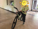優(yōu)貝兒童自行車男女青少年學(xué)生通勤山地車9-18歲光輪成長車24寸碧影綠 曬單實拍圖