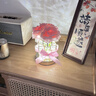 歐梵普（oufanpu）生日禮物女生送閨蜜玫瑰花水晶燈擺件結(jié)婚七夕節(jié)禮物高級感紀念品 玫瑰水晶燈擺件+禮袋（充電款） 【走心禮物，送女友閨蜜好物】 曬單實拍圖