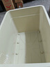 適聆加厚收納箱大容量超大家用衣服玩具整理箱車用后備箱塑料周轉箱子 梨花白【多卡扣密封-超大容量】 新款巨大霸-六卡扣六滑輪【80*59*48CM】 曬單實拍圖
