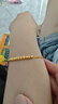 周六福（ZLF）  珠寶黃金手鏈女足金999光珠轉(zhuǎn)運珠手飾 計價T 16cm+尾鏈2cm- 6.37g 曬單實拍圖