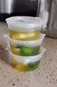 奧美優(yōu)（AOmeiyou）一次性醬料杯百香果分裝盒冷凍盒帶蓋調(diào)料盒小盒子50ml100只裝 曬單實(shí)拍圖