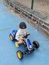 AULDEY兒童電動(dòng)四輪卡丁車(chē)1-8歲平衡車(chē)四輪小孩禮物可坐帶遙控免安裝 天空藍(lán)單驅(qū)小電瓶藍(lán)牙音樂(lè)遙控 曬單實(shí)拍圖