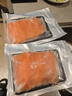百味殿新鮮新疆三文魚(yú) 生鮮刺身生魚(yú)片海鮮水產(chǎn)冷凍冰鮮中段三文魚(yú)去皮 【臻選】?jì)糁卸握麎K 1200g (共3盒) 曬單實(shí)拍圖
