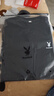 花花公子（PLAYBOY）【兩件裝】純棉短袖T恤男半袖服男士夏季新款寬松休閑純色上衣 黑色短袖+灰色短袖 （花花公子） XL 【120-130斤】 曬單實拍圖