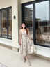 森馬（Semir）連衣裙女顯瘦甜美度假風(fēng)2025夏季森系滿印吊帶裙浪漫109325114033 曬單實(shí)拍圖