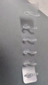 六鉤聯(lián)排免打孔衣帽鉤透明連排掛鉤粘鉤一排收納壁掛無痕浴室宿舍 六連衣帽鉤1個 曬單實拍圖