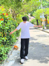 izzue IT黑色直筒牛仔褲男2025夏季新款寬松垂感百搭純棉潮牌褲子 曬單實拍圖