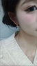 夢可飾紅金碎銀拼接耳扣耳環(huán)女2025新款爆款輕奢感耳環(huán)獨特耳飾女生禮物 新年紅金碎銀拼接耳扣 曬單實拍圖