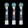 歐樂B兒童電動牙刷頭原裝3支蜘蛛俠適用D103KD100KPro1kidsEB10/EB10S-3K軟毛刷頭（圖案包裝隨機） 曬單實拍圖